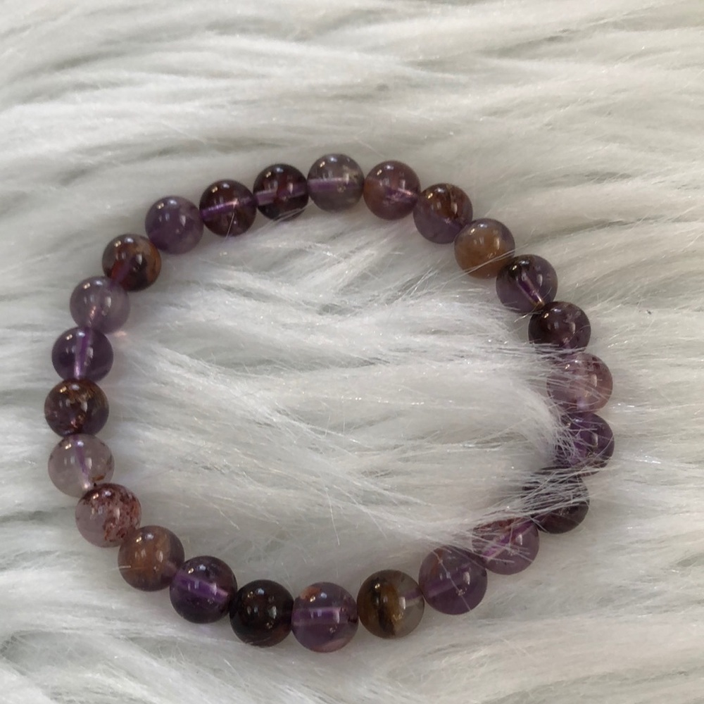 Super seven, Moon stone ,Lazulite Bracelet 3pc set